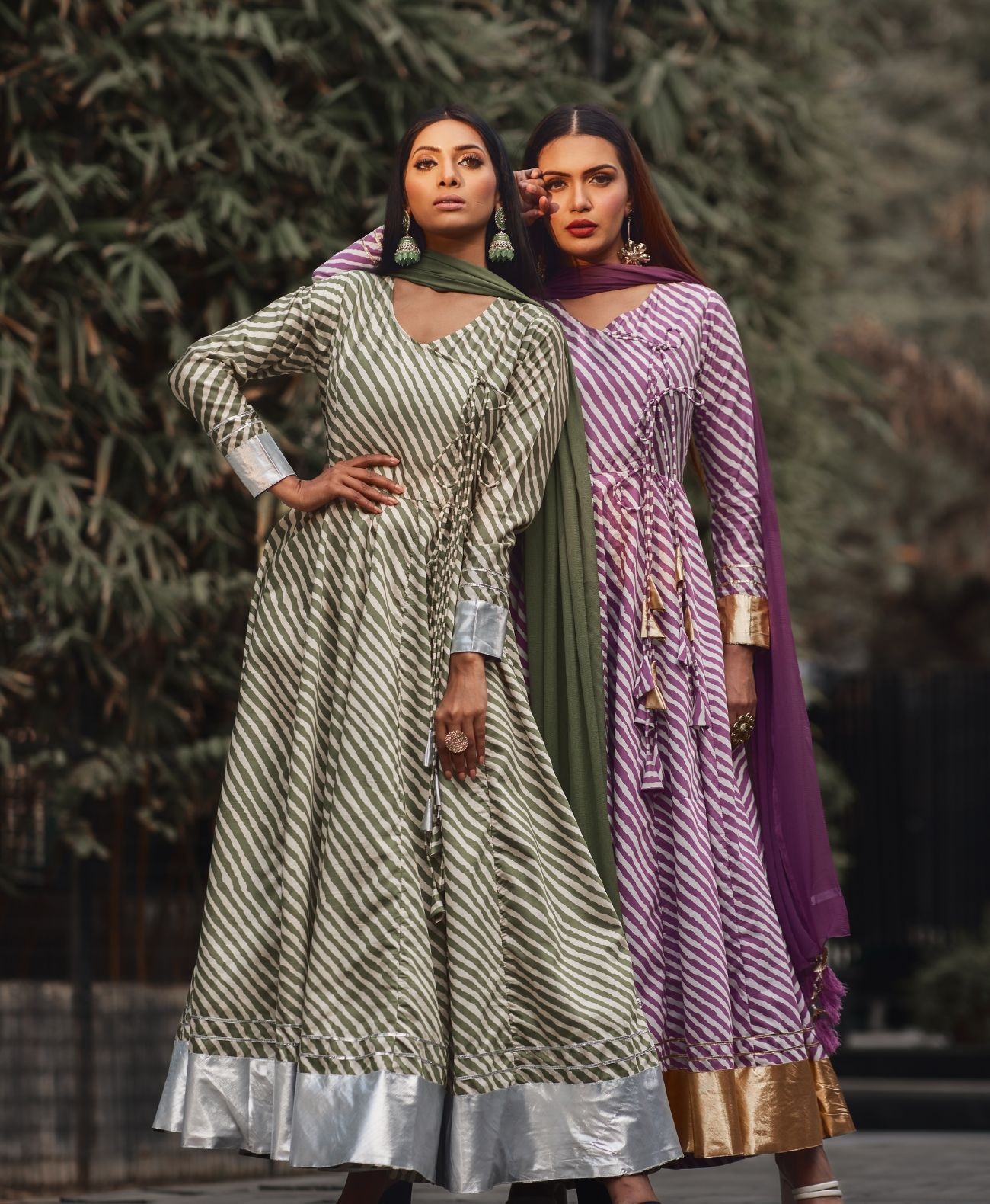 Buy Net Purple Floor Length Anarkali Suit Online -